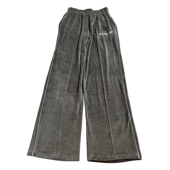 Sinclair Global Velour Track Pants in Gray - Picture 1 of 4